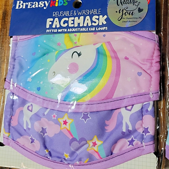 Kids Reusable Facemasks (2 packages x $21) - Picture 2 of 4
